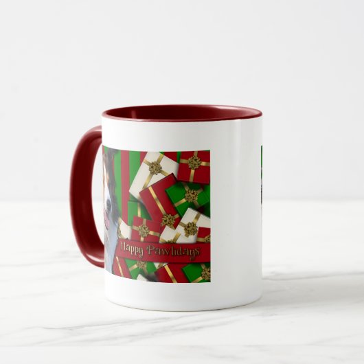 Kerstmis - Happy Pawlidays - Sheltie Mok (Voorkant links)