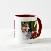 Kerstmis - Happy Pawlidays - Sheltie Mok (Voorkant rechts)