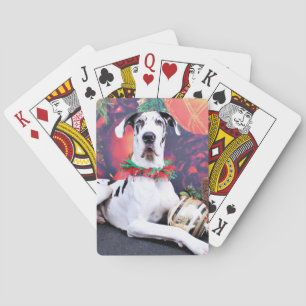 Kerstmis - Harlequin Dog - Baron Speelkaarten