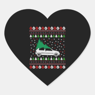 Kerstmis Hart Sticker