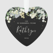 Kerstmis Hart Voor Mijn Vriend Niet-foto Ornament (voorkant)