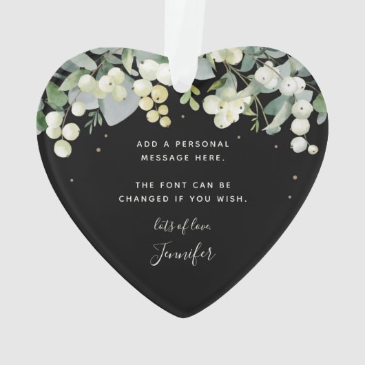 Kerstmis Hart Voor Mijn Vriend Niet-foto Ornament (achterkant)