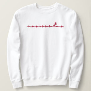 Kerstmis Hartslag Sweatshirt