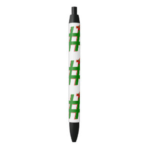 #Kerstmis #HASHTAG - Het symbool van het Label van Blauwe Inkt Pen