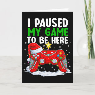 Kerstmis heb ik mijn spel gepauzeerd om hier te zi kaart