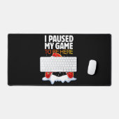 Kerstmis heb ik mijn spel onderbroken om hier te z bureaumat (Keyboard & Muis)