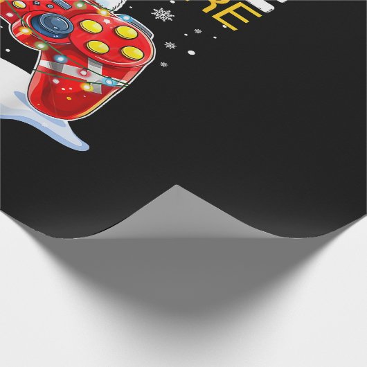 Kerstmis heb ik mijn spel onderbroken om hier te z cadeaupapier (Hoek)