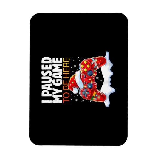 Kerstmis heb ik mijn spel onderbroken om hier te z magneet (Verticaal)