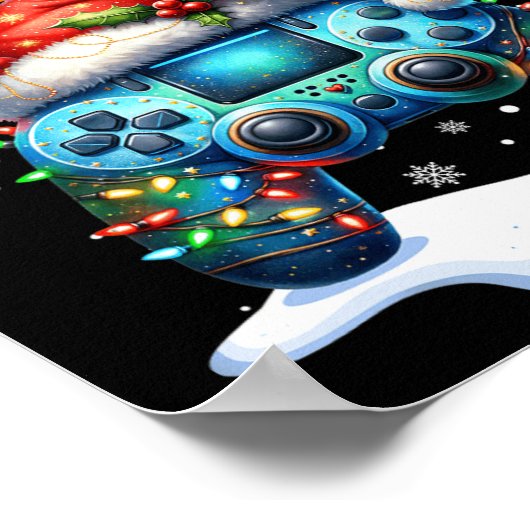 Kerstmis heb ik mijn spel onderbroken om hier te z poster (Hoek)