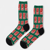 Kerstmis heb ik op Sinterklaas gestemd Sokken (Links)