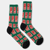 Kerstmis heb ik op Sinterklaas gestemd Sokken (Rechts)