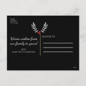 Kerstmis heb je zelf... Red Berries Holiday Feestdagenkaart (Achterkant)