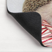 Kerstmis Hedgie Mousepad Muismat (Hoek)
