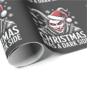 Kerstmis heeft een donkere kant cadeaupapier (Rol Hoek)