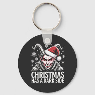 Kerstmis heeft een donkere kant sleutelhanger
