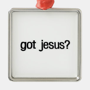 Kerstmis heeft Jezus Christus weer geboren Metalen Ornament