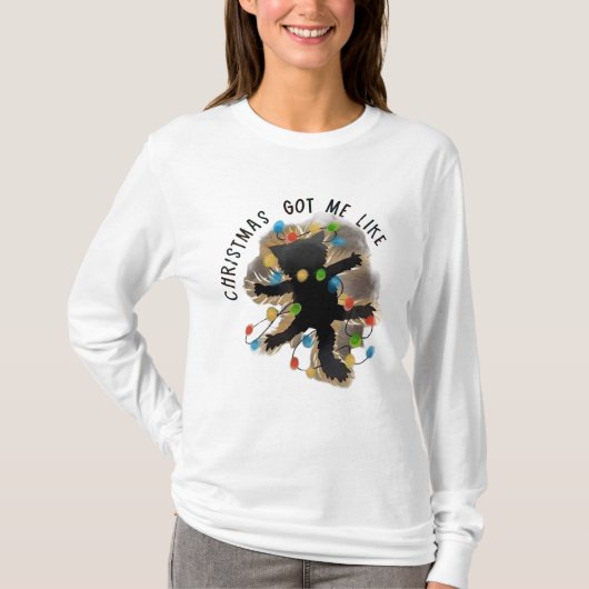 Kerstmis heeft me zo gebracht t-shirt (Voorkant)