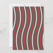 Kerstmis Heet Cacaofeestje Candy Cane Kraft Kaart (Achterkant)