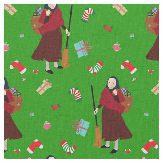 Kerstmis Heks Befana stof (Close Up)