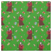 Kerstmis Heks Befana stof (Swatch)