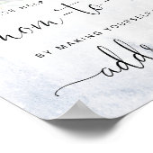 Kerstmis helpen de Bezige Mam een envelop te richt Poster (Hoek)