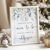 Kerstmis helpen de Bezige Mam een envelop te richt Poster