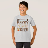 Kerstmis Hert T-shirt (Voorkant volledig)