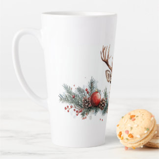 Kerstmis Herten Koffiekopjes Latte Mok