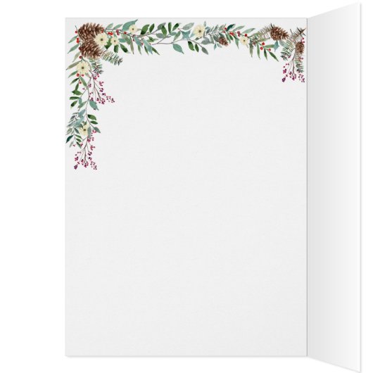 Kerstmis, herten, mama en papa (Binnen (Links))