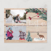 Kerstmis herten winter multi foto op een budget (Voorkant)