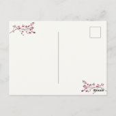 Kerstmis, herten, zuster en broer in het Briefkaar Briefkaart (Achterkant)