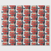 Kerstmis het ergste Cadeau ooit  Cadeaupapier (Vlak)