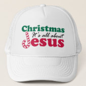 Kerstmis - het is allen over Jesus Trucker Pet (Voorkant)