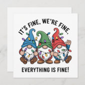 Kerstmis Het Is Goed Wij Zijn Goed Alles Is Goed K Feestdagenkaart (Voorkant / Achterkant)