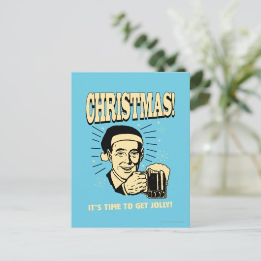 Kerstmis: Het is Tijd heel te worden Feestdagenkaart (Staand voorkant)
