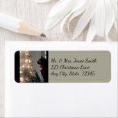 Kerstmis - het Kat van Calico van de Terugkeer van Etiket (Insitu)