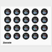 Kerstmis Het Leven Is Beter Bij Het Meer Bootliefh Ronde Sticker (Vel)
