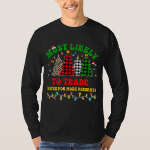Kerstmis het meest waarschijnlijk om zus te ruilen t-shirt