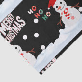 Kerstmis Het Snowman-tijdschrift Tissuepapier (Detail)