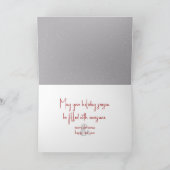 Kerstmis Hete Chocolade Door Open Haard Feestdagen Kaart (Binnen)