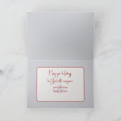 Kerstmis Hete Chocolade Door Wintervenster Feestdagen Kaart (Binnen)