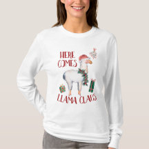 Kerstmis hier komt Llama Claus