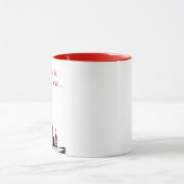 Kerstmis: Hij maakt een lijst Mok (Midden)