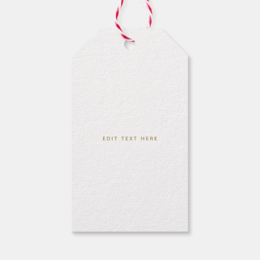 Kerstmis Ho Ho Ho Cadeaulabel (Achterkant)