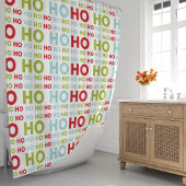 Kerstmis HO HO HO Douchegordijn