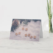 Kerstmis Ho Ho Ho Fun and Games Whimsical Kaart (Voorkant)