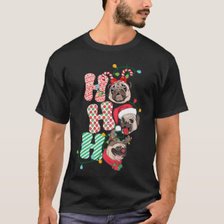 Kerstmis Ho Ho Ho Pug Hond Voor Hondenliefhebber G T-shirt