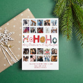 Kerstmis Ho Ho Kaart 20 fotocollage