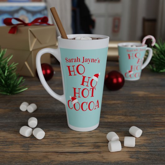 Kerstmis Ho Hot Cocoa Holiday Latte Mok