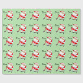 Kerstmis Hockey Cadeaupapier (Vlak)